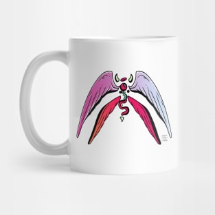 Blue Red Blend Angel Eye Mug